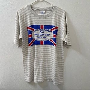 British car day 1995 shirt gray large